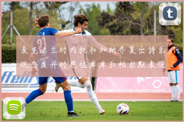麦克法兰对内托和加纳乔复出持乐观态度并对恩佐库库和帕尔默表现表示满意